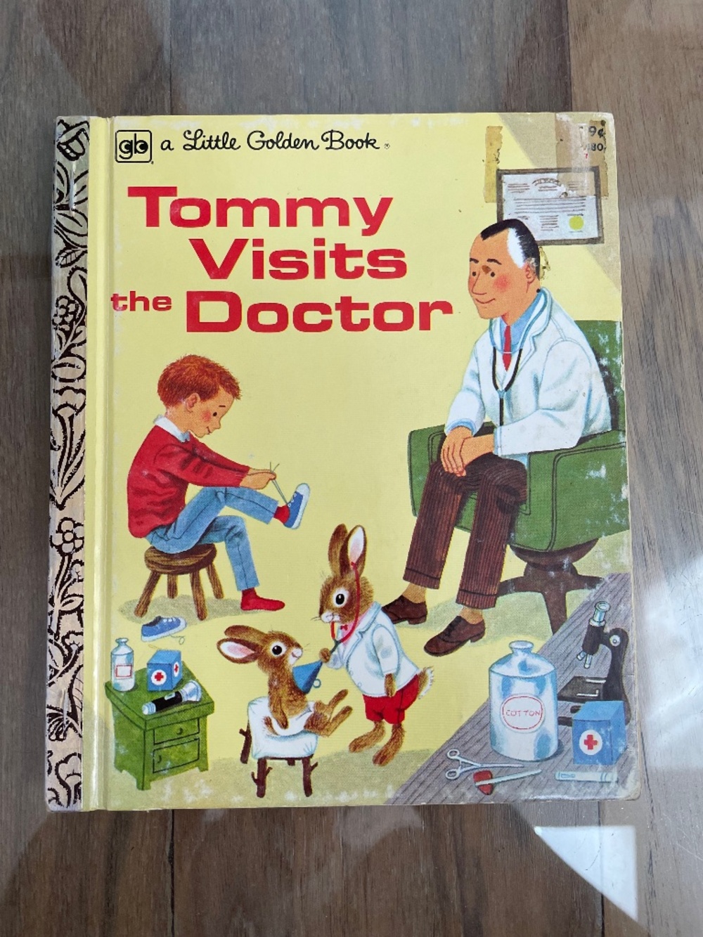Vintage (1974) "Tommy Visits the Doctor" Hardcover Book
